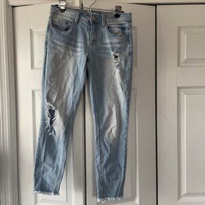 YMI Anklet Ripped Skinny Jeans